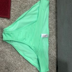 Bright green bikini bottom size xl